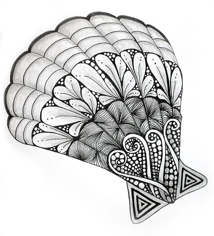 716x792 zentangle a new way to express yourself nice drawing - Zentangle Drawings