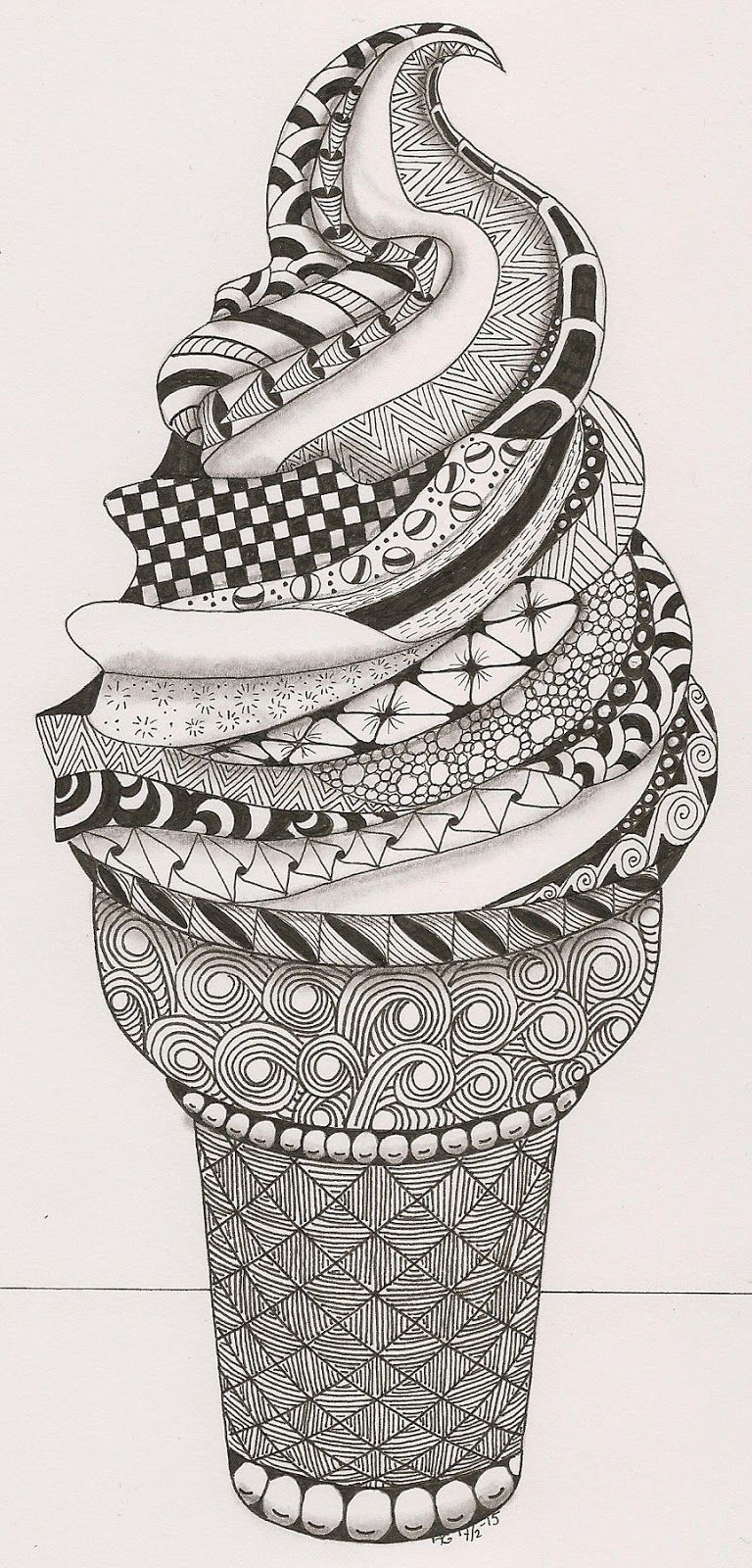 768x1600 Adri Ornation Creation - Zentangle Drawings