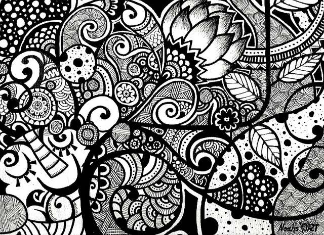 640x465 christopher doodles doodling, zentangle, neopoprealism - Zentangle Drawings