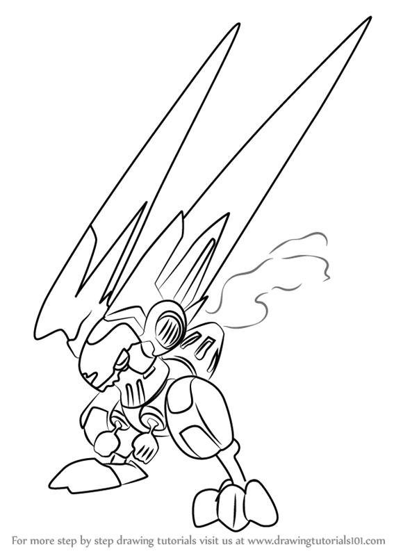 567x800 learn how to draw childre inarabitta from mega man zero - Zero Drawing