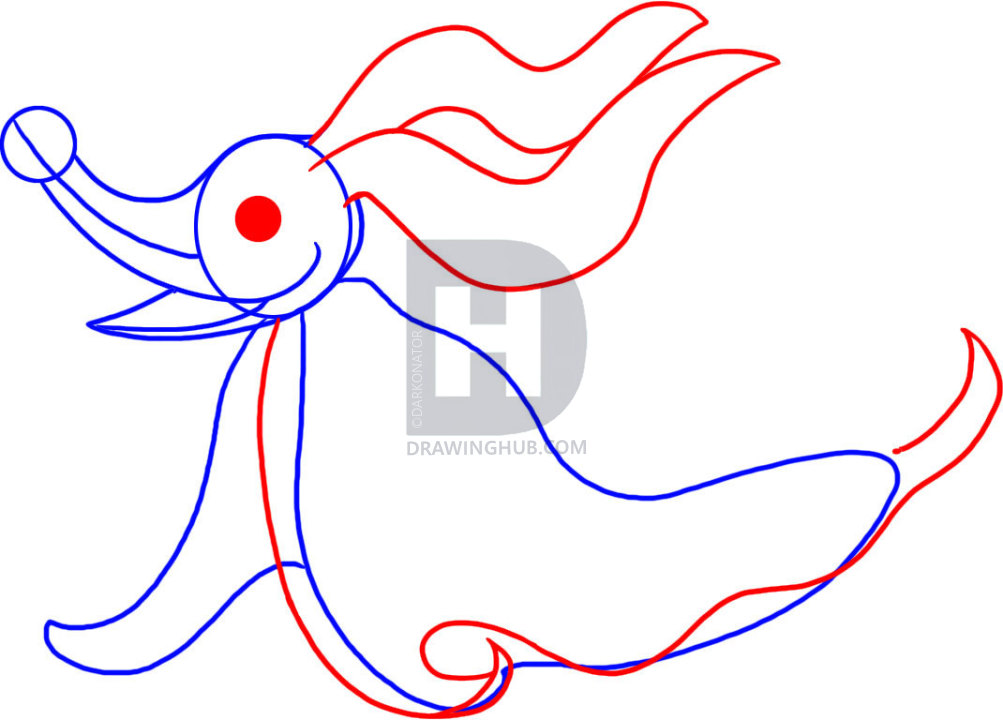 1003x720 how to draw zero, step - Zero Drawing