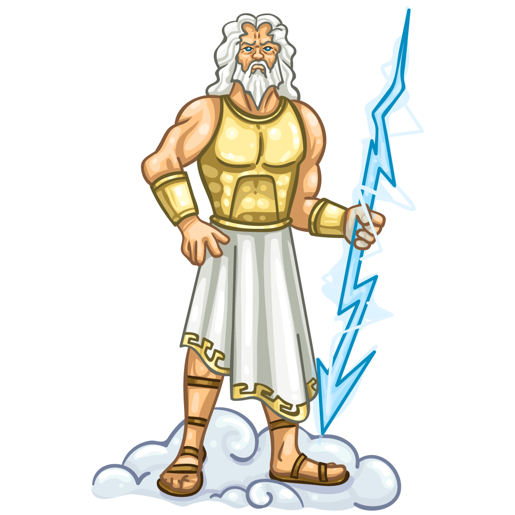 Greek Gods Drawings Easy : Zeus Cartoon God Clipart Poseidon Drawing ...