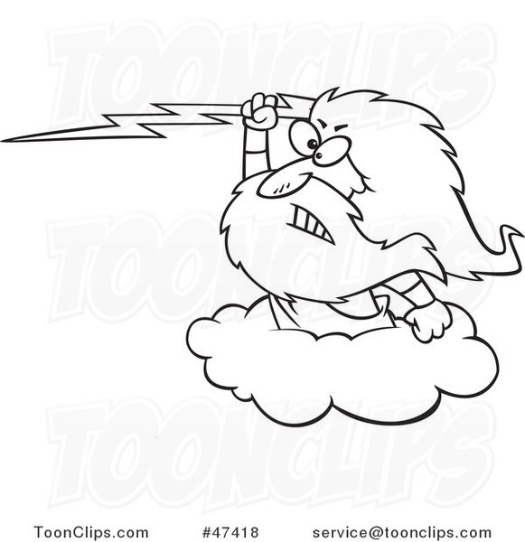 Zeus Cartoon Drawing At Paintingvalley Com Explore Collection Of