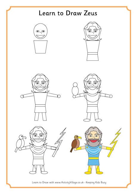 460x650 learn to draw zeus doodles in learn to draw, drawings, art - Zeus Cartoon Drawing