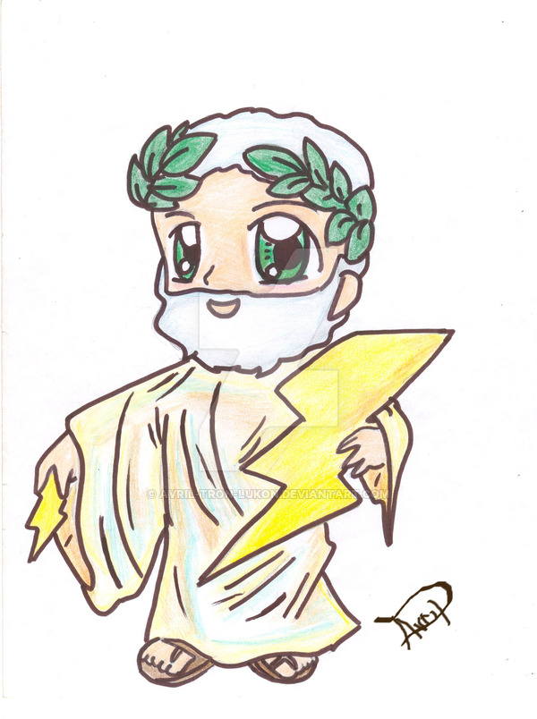 Zeus Cartoon Drawing at PaintingValleycom Explore
