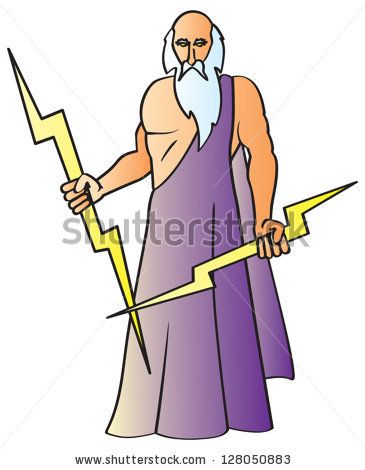365x470 a cartoon drawing of the greek god zeus also known as the roman - Zeus Cartoon Drawing