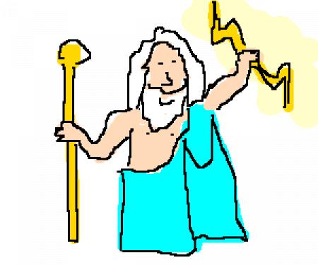 450x375 zeus cliparts - Zeus Cartoon Drawing