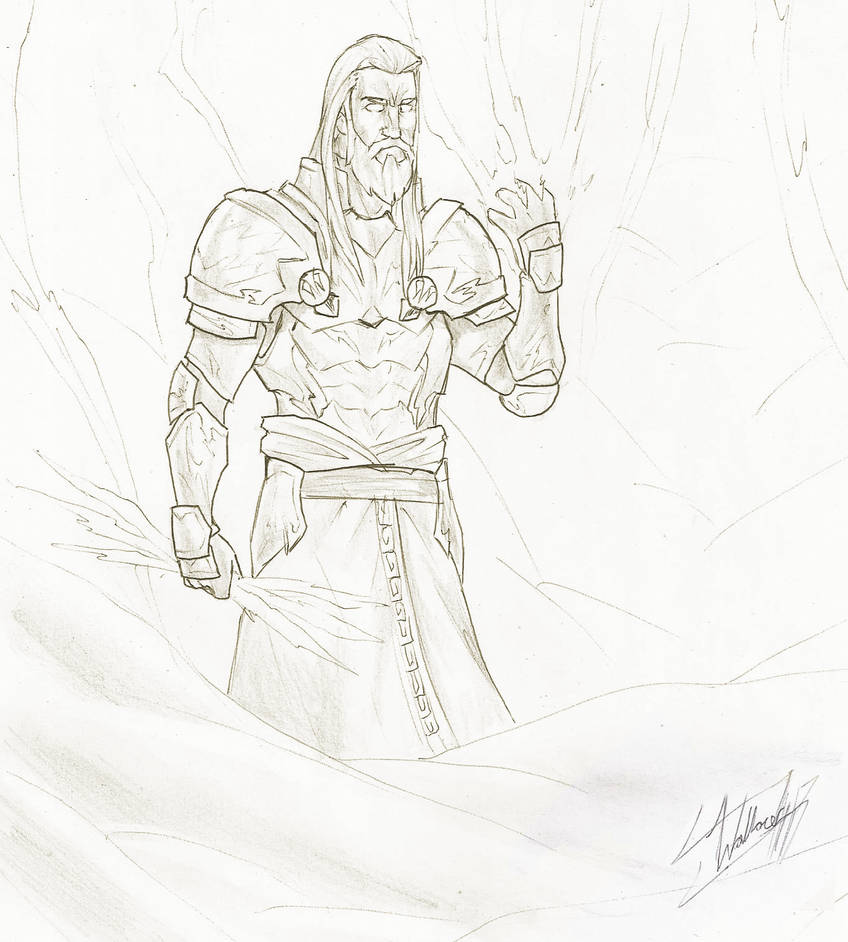 848x942 zeus drawing - Zeus Drawing
