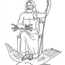 220x220 elegant zeus greek god coloring pages - Zeus Greek God Drawing