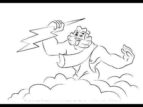 480x360 zeus greek god coloring pages coloring free pages - Zeus Greek God Drawing