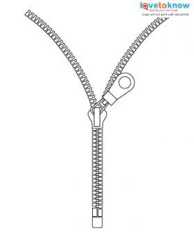 280x335 zipper tattoo designs lovetoknow - Zipper Drawing