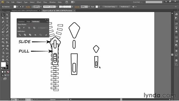 600x338 creating a zipper pull symbol - Zipper Technical Drawing
