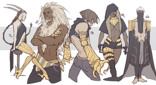 500x274 zodiac sign art tumblr - Zodiac Drawings