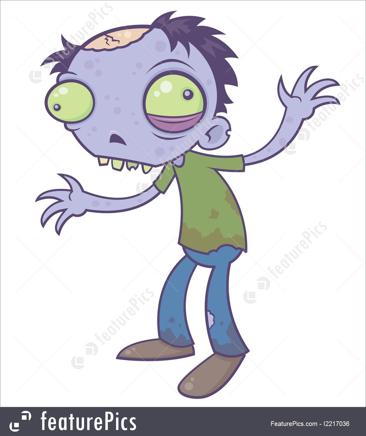 1170x1392 Fine Art Zombie Cartoon Character - Zombie Cartoon Drawing