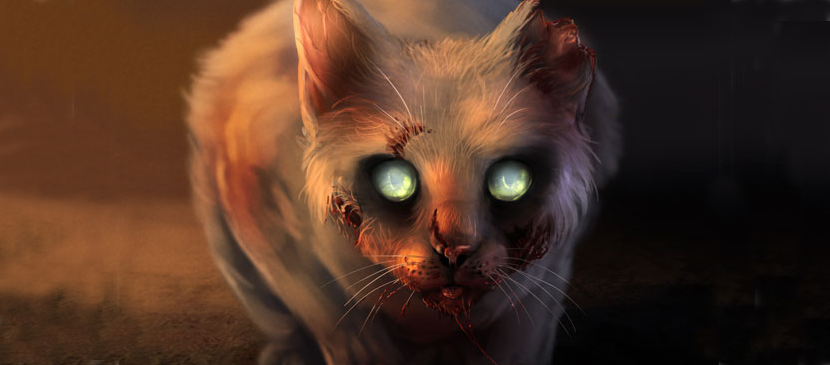 830x365 Manipulating A Zombie Cat - Zombie Cat Drawing