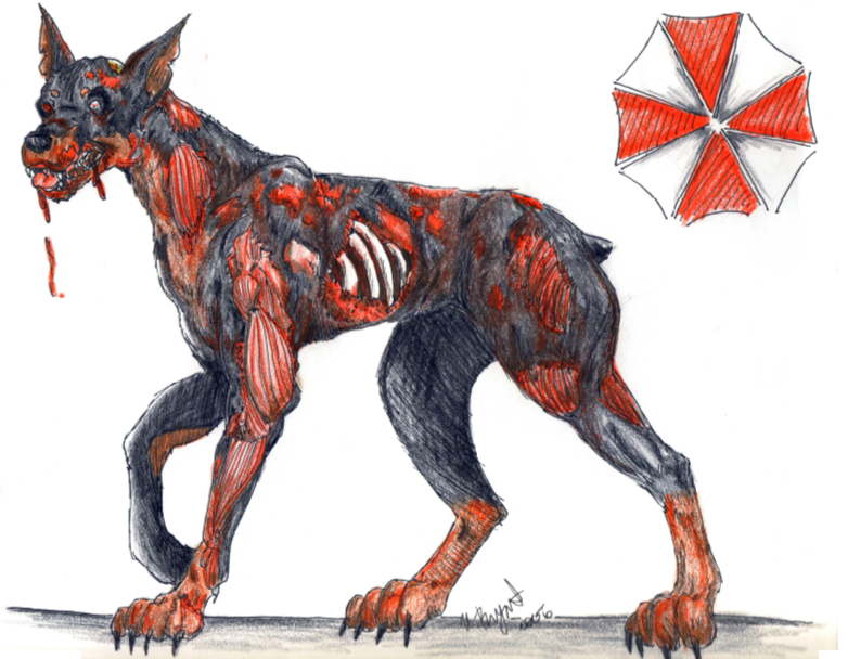 Zombie Dog Drawing at Explore collection of Zombie