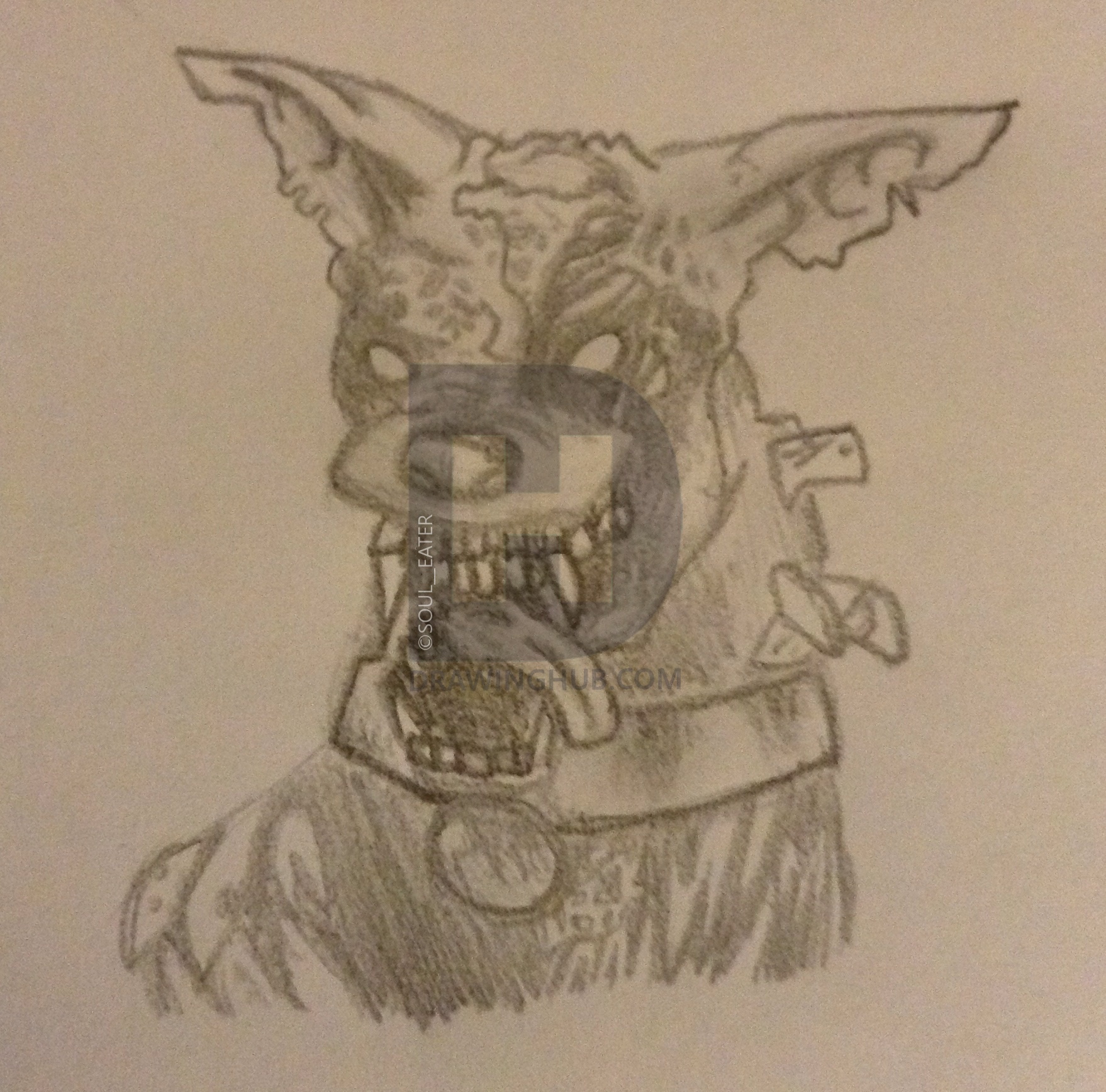 1758x1735 Sketch Of Zombie Dog Drawing - Zombie Dog Drawing