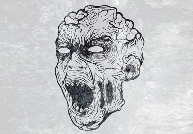 Zombie Face Drawing at PaintingValley.com | Explore collection of