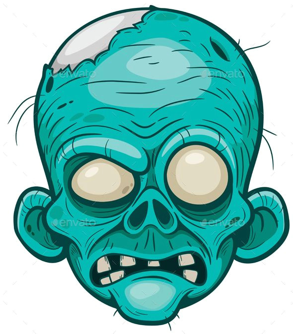 590x674 Drawing Zombie Face Zombie Fonts Logos Icons - Zombie Face Drawing