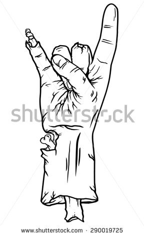 288x470 Drawn Zombie Arm - Zombie Hand Drawing