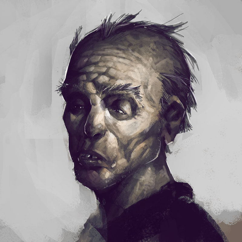 800x800 painting with doug zombie heads - Zombie Head Drawing