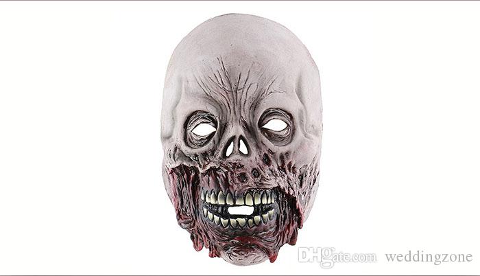 700x402 Halloween Rotten Mouth Zombie Horror Skeleton Mask Full Face Scary - Zombie Mouth Drawing