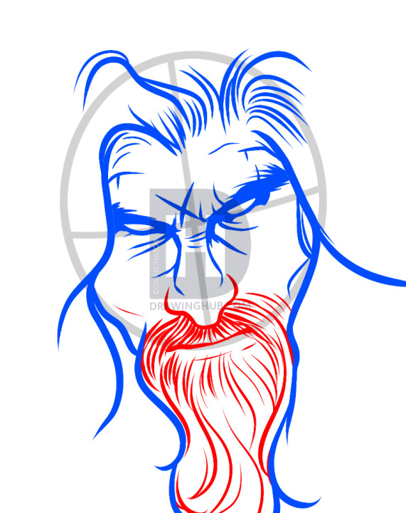 571x720 how to draw rob zombie, rob zombie, step - Zombie Mouth Drawing