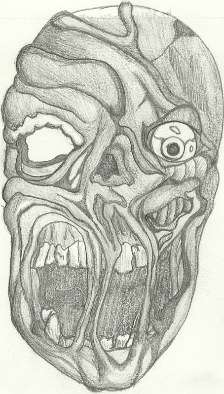 454x799 Rate My Drawing Zombie - Zombie Mouth Drawing