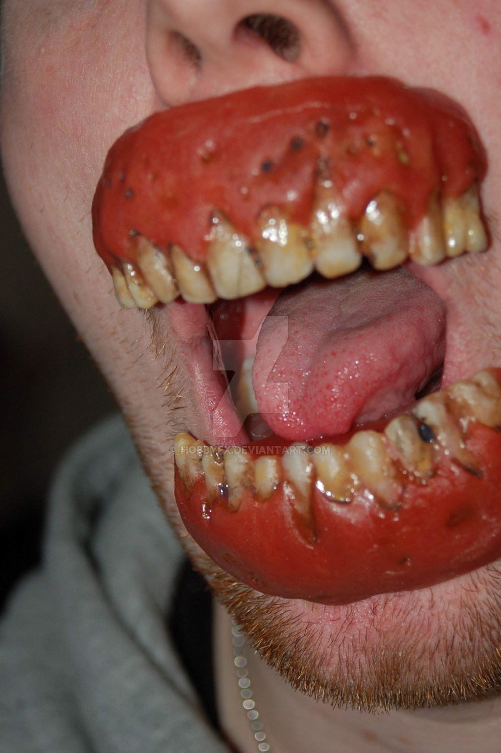 1024x1540 Teeth Zombie Mouth Drawing - Zombie Mouth Drawing