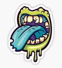 210x230 Zombie Mouth Stickers Redbubble - Zombie Mouth Drawing