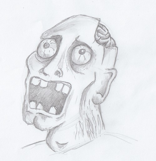 Zombie Mouth Drawing at PaintingValley.com | Explore collection of ...