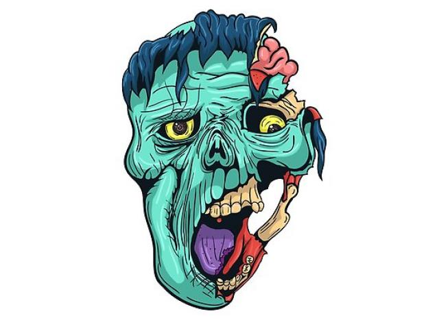 640x480 Drawn Zombie Mouth - Zombie Mouth Drawing