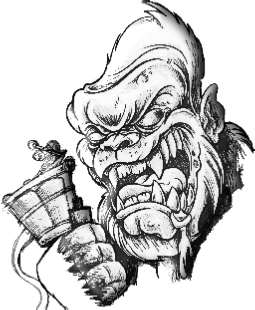 255x310 Collection Of Free Monkey Drawing Zombie Download On Ui Ex - Zombie Outline Drawing