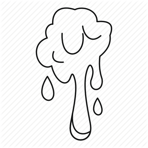 512x512 Line, Mucus, Outline, Slime, Spot, Thin, Zombie Icon - Zombie Outline Drawing