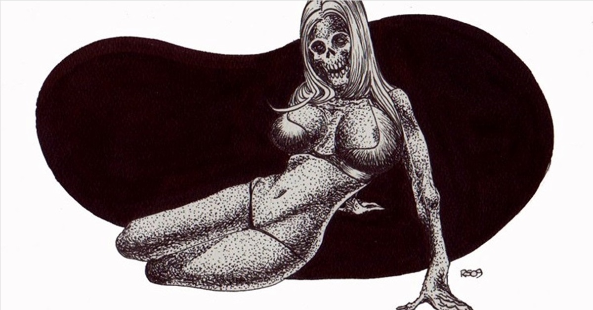 1200x627 nsfw scared stiff horror artist rob sacchetto's zombie pin ups - Zombie Pin Up Girl Drawings