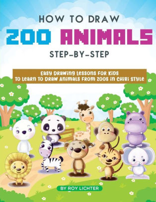 314x406 How To Draw Zoo Animals Step - Zoo Animals Drawing