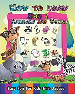 260x325 How To Draw Zoo Animals And Words Easy Fun Drawing And First - Zoo Animals Drawing