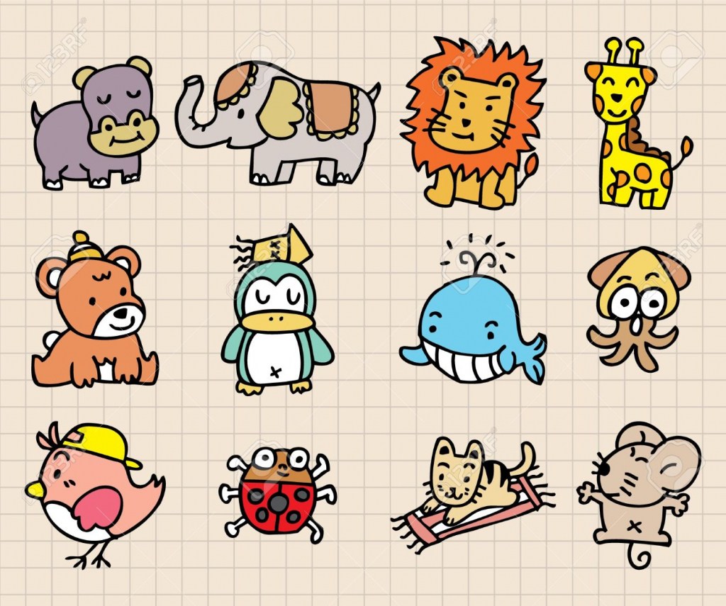 1024x855 Easy Drawing Of Zoo Animals Ausmalbilder Dschungel Kostenlos - Zoo Cartoon Drawing