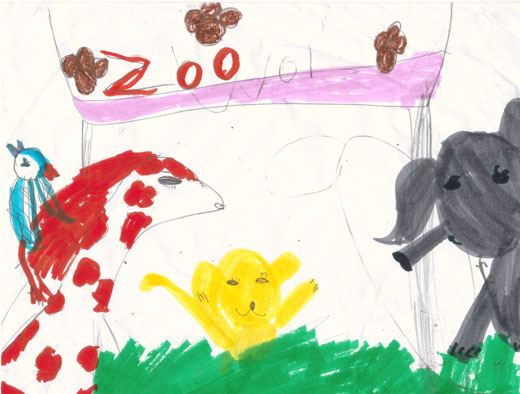 520x394 Zoo Drawing Animal Identification, Please - Zoo Drawing