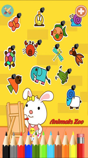 300x533 Animals Zoo - Zoo Drawing For Kid