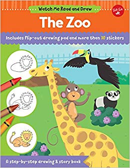 260x337 Watch Me Read And Draw The Zoo A Step - Zoo Drawing For Kid