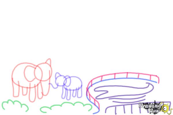 600x400 How To Draw A Zoo - Zoo Pictures For Drawing