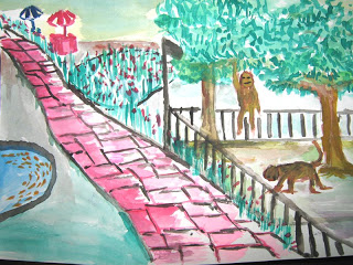 320x240 Art Drawing Competition Zoo - Zoo Pictures For Drawing