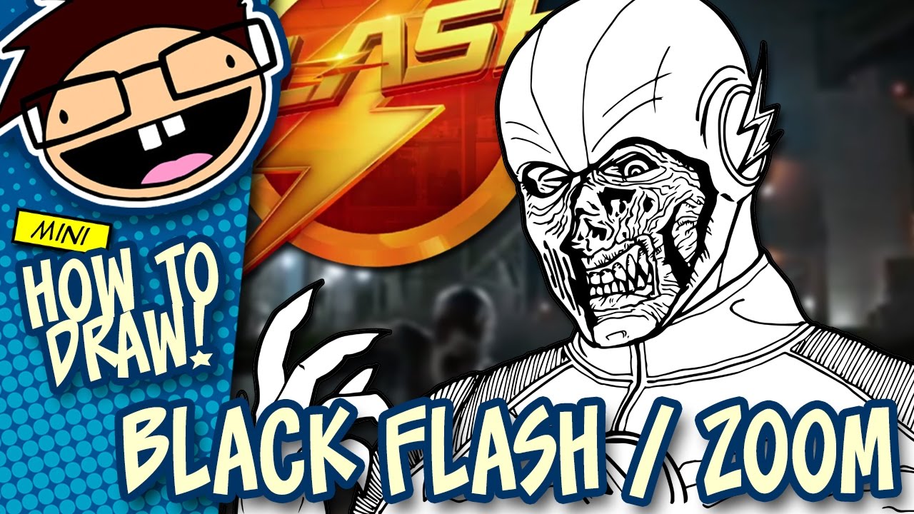 1280x720 How To Draw Black Flash Zoom - Zoom Drawing