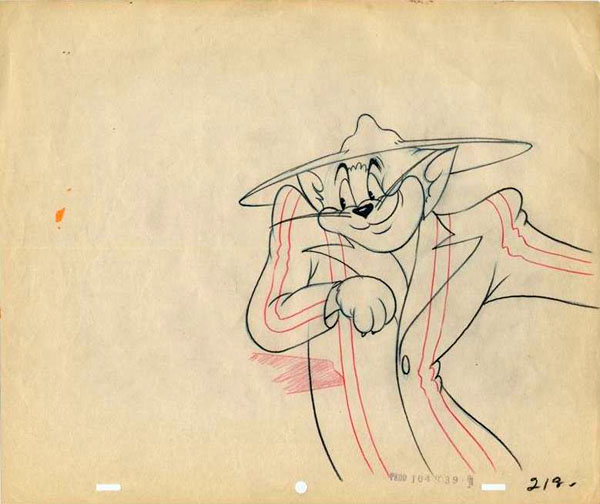 600x504 Tom Jerry In Zoot - Zoot Suit Drawing