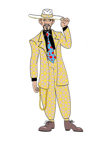 386x500 Zoot Suit - Zoot Suit Drawing