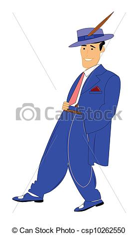 277x470 Zoot Suit Clipart - Zoot Suit Drawing