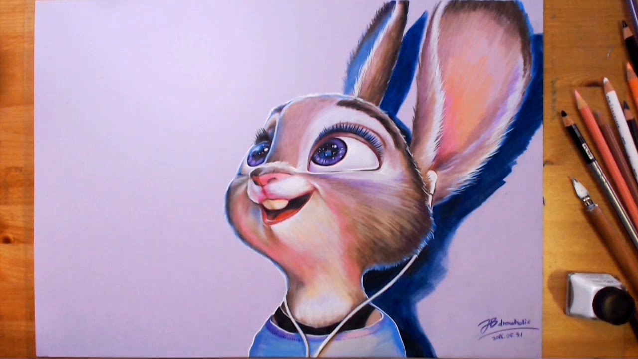 1280x720 Zootopia, Judy Hopps - Zootopia Drawings
