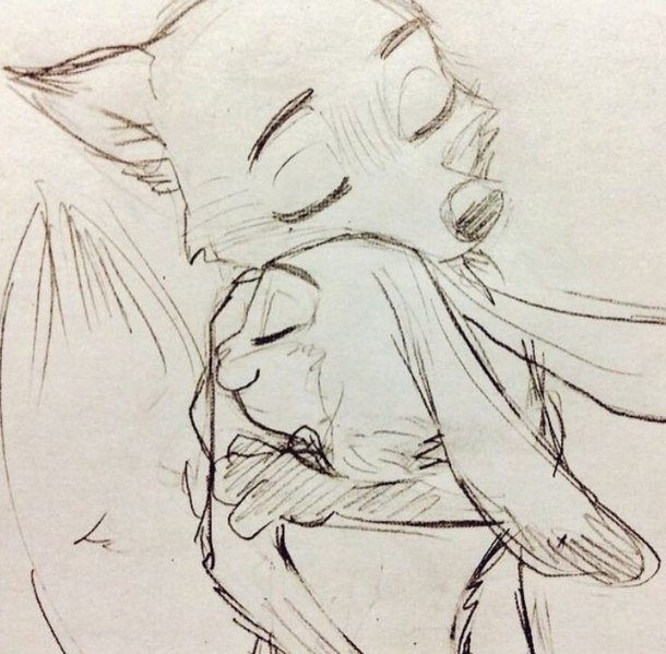 610x599 Zootopia Drawing Art Drawing Skill - Zootopia Drawings