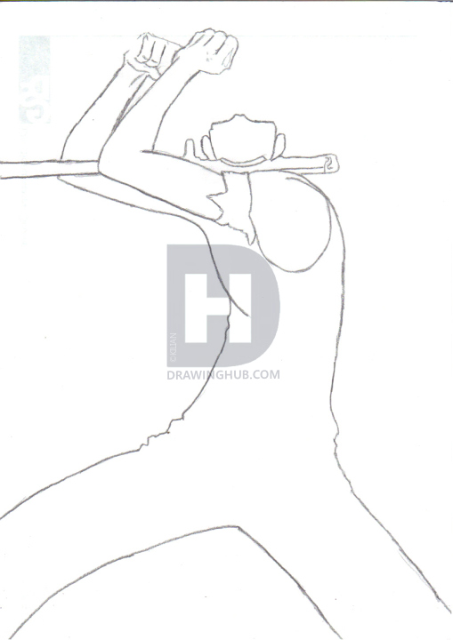 509x720 how to draw roronoa zoro, step - Zoro Drawing